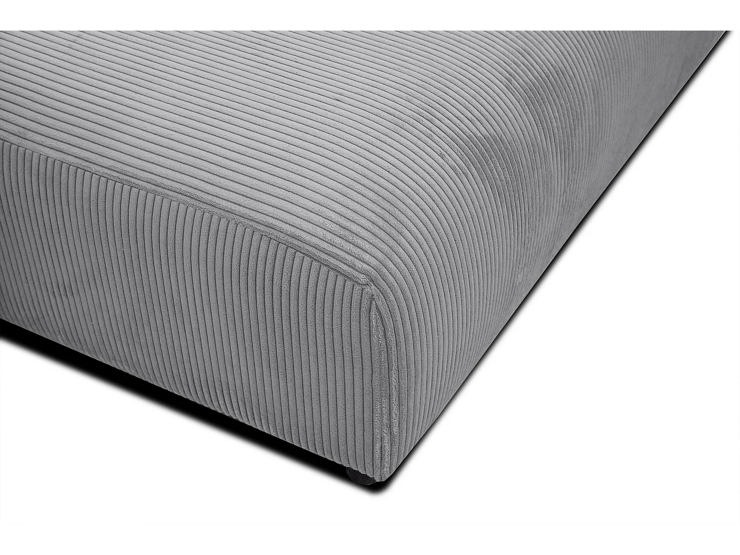 TAUER Ecksofa 5-Sitzer, hellgrau