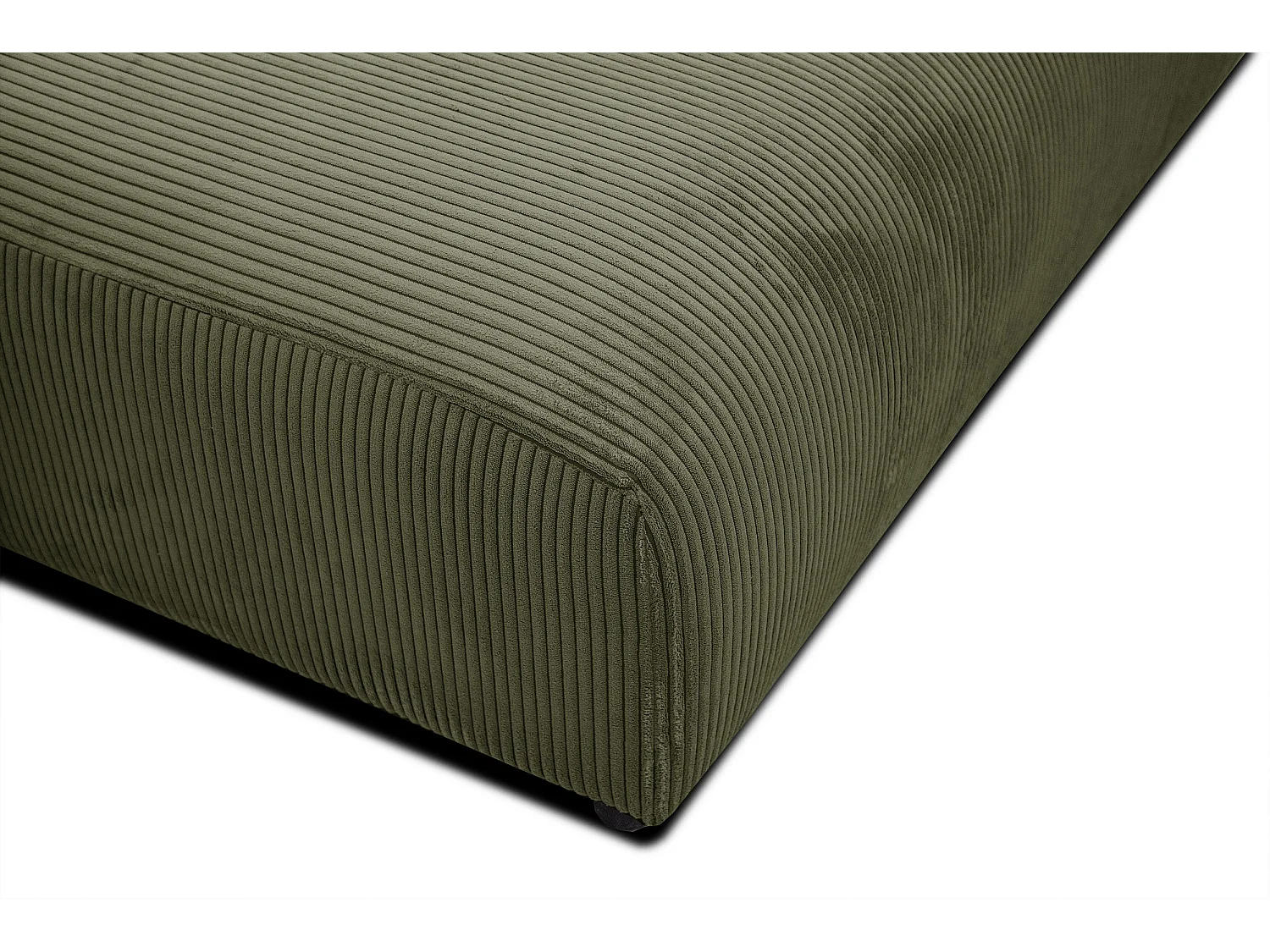 TAUER Ecksofa 5-Sitzer, olive