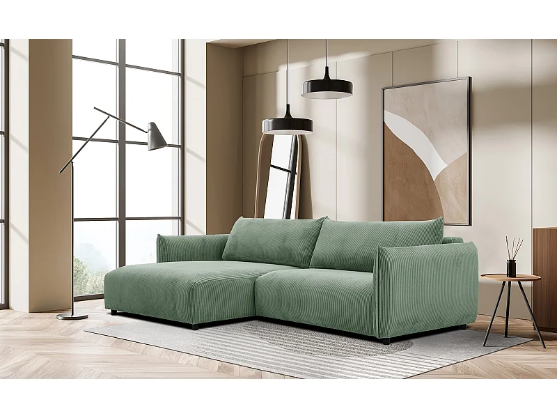 TAUER Ecksofa 5-Sitzer, mint