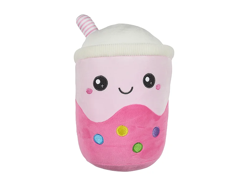 Peluche Bubble Tea 29cm Rose