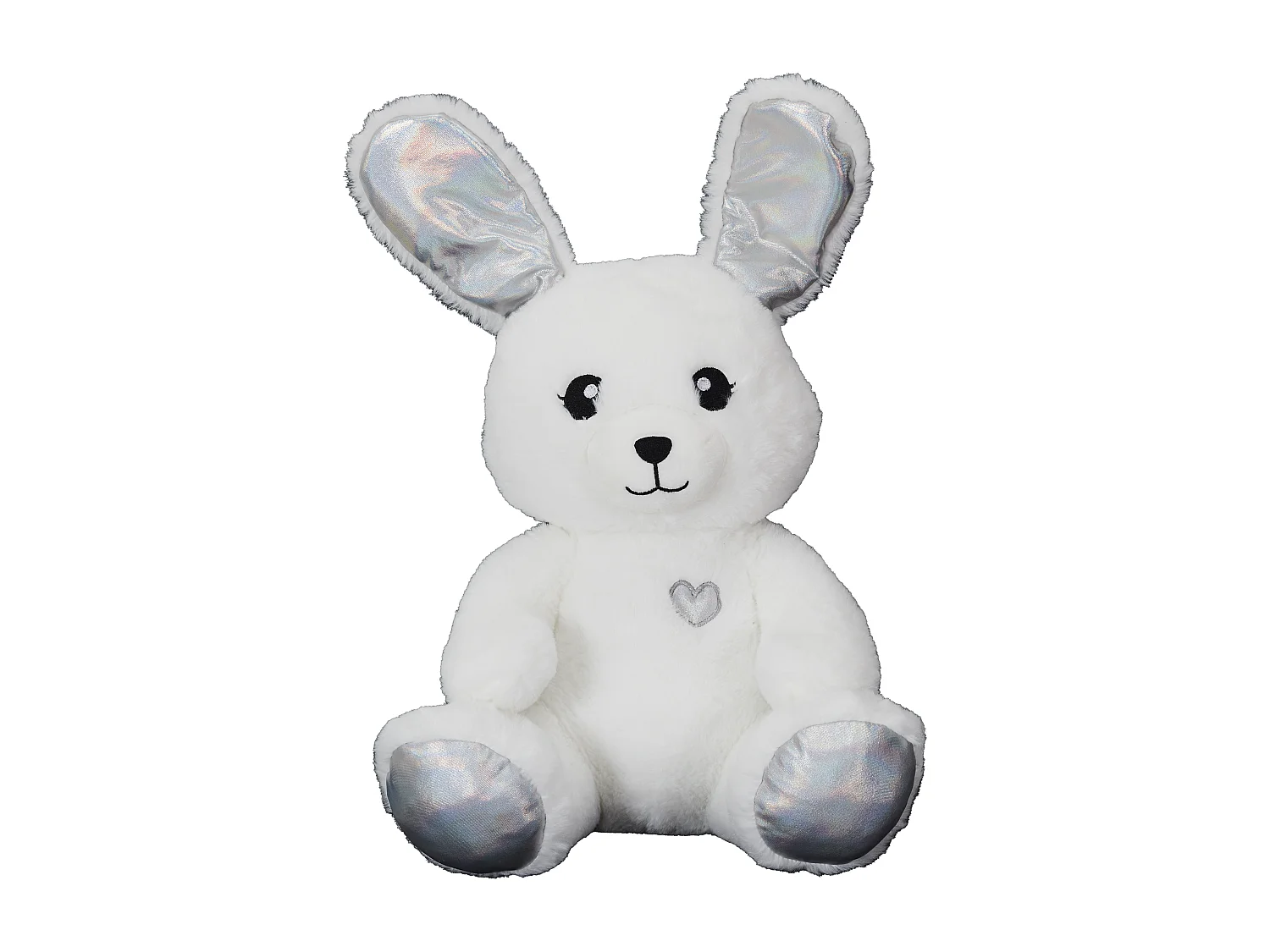 Peluche Animee 30cm Blanc
