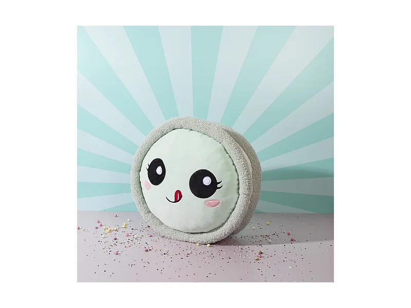 Peluche Macaron 36cm Vert