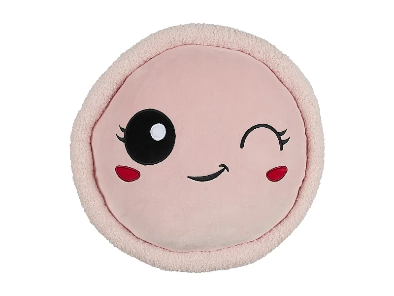 Peluche Macaron 40cm Rose