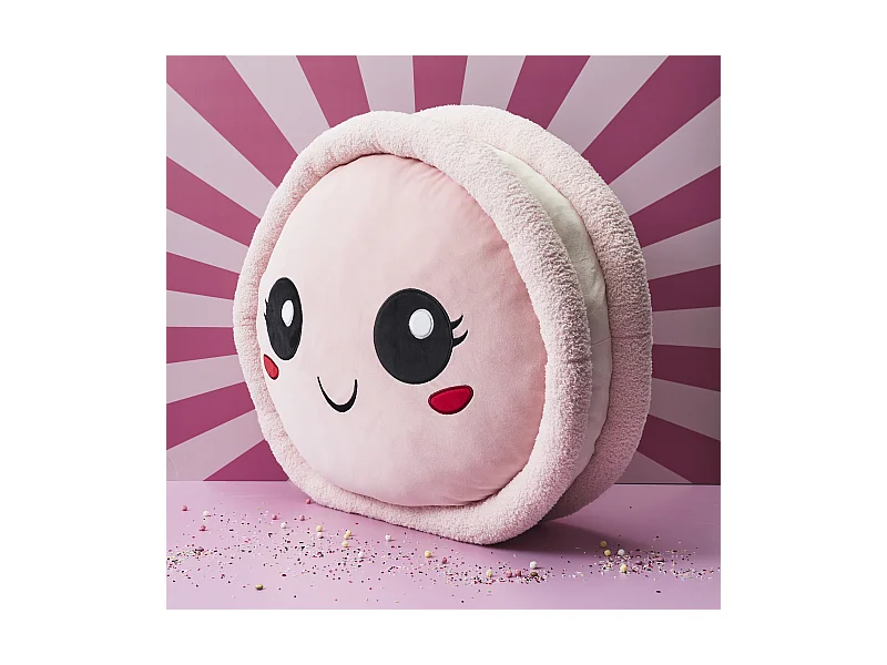 Peluche Macaron 70cm Rose