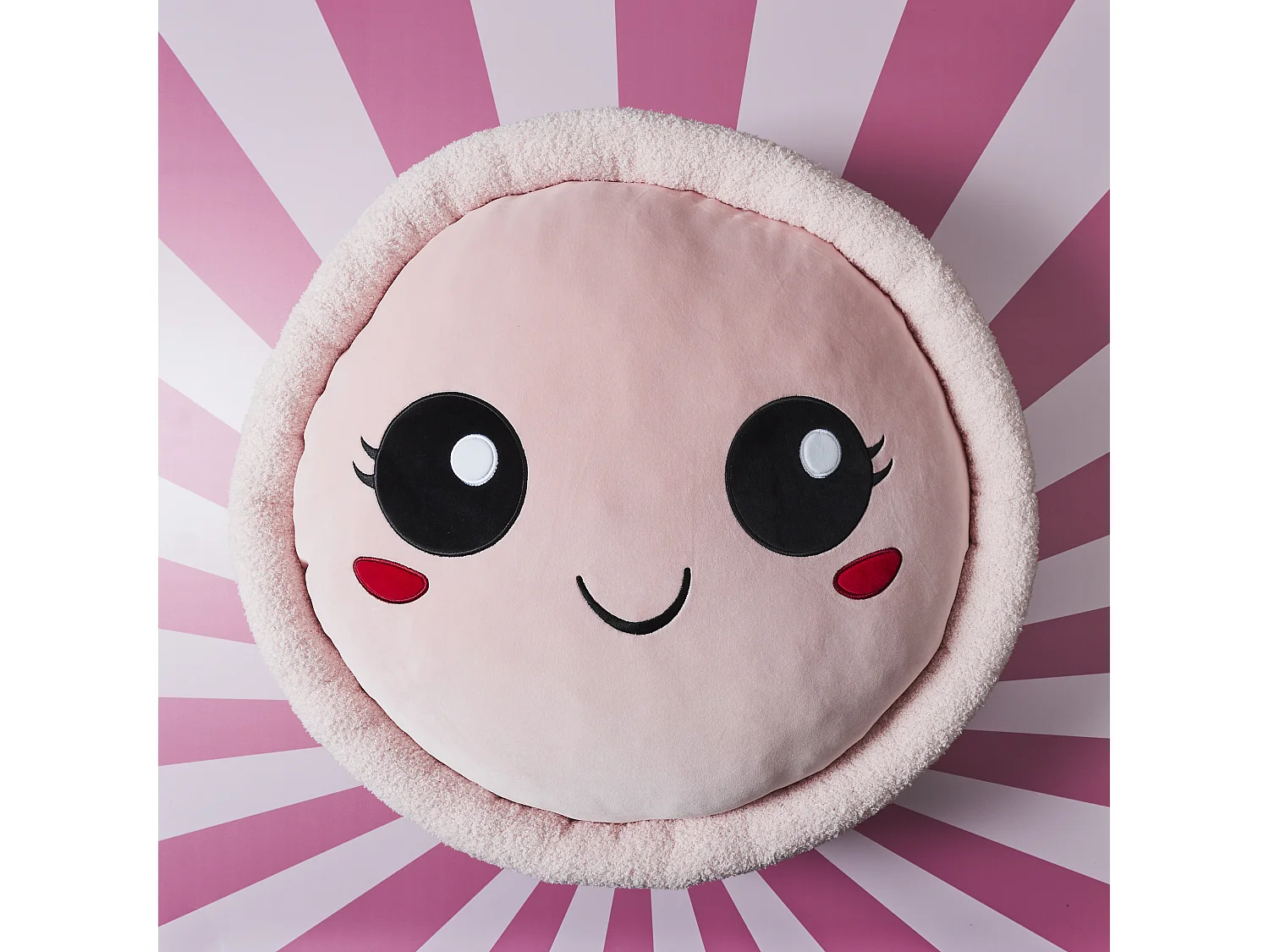 Peluche Macaron 70cm Rose