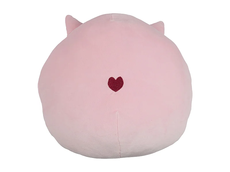 Peluche Chat 40cm Rose
