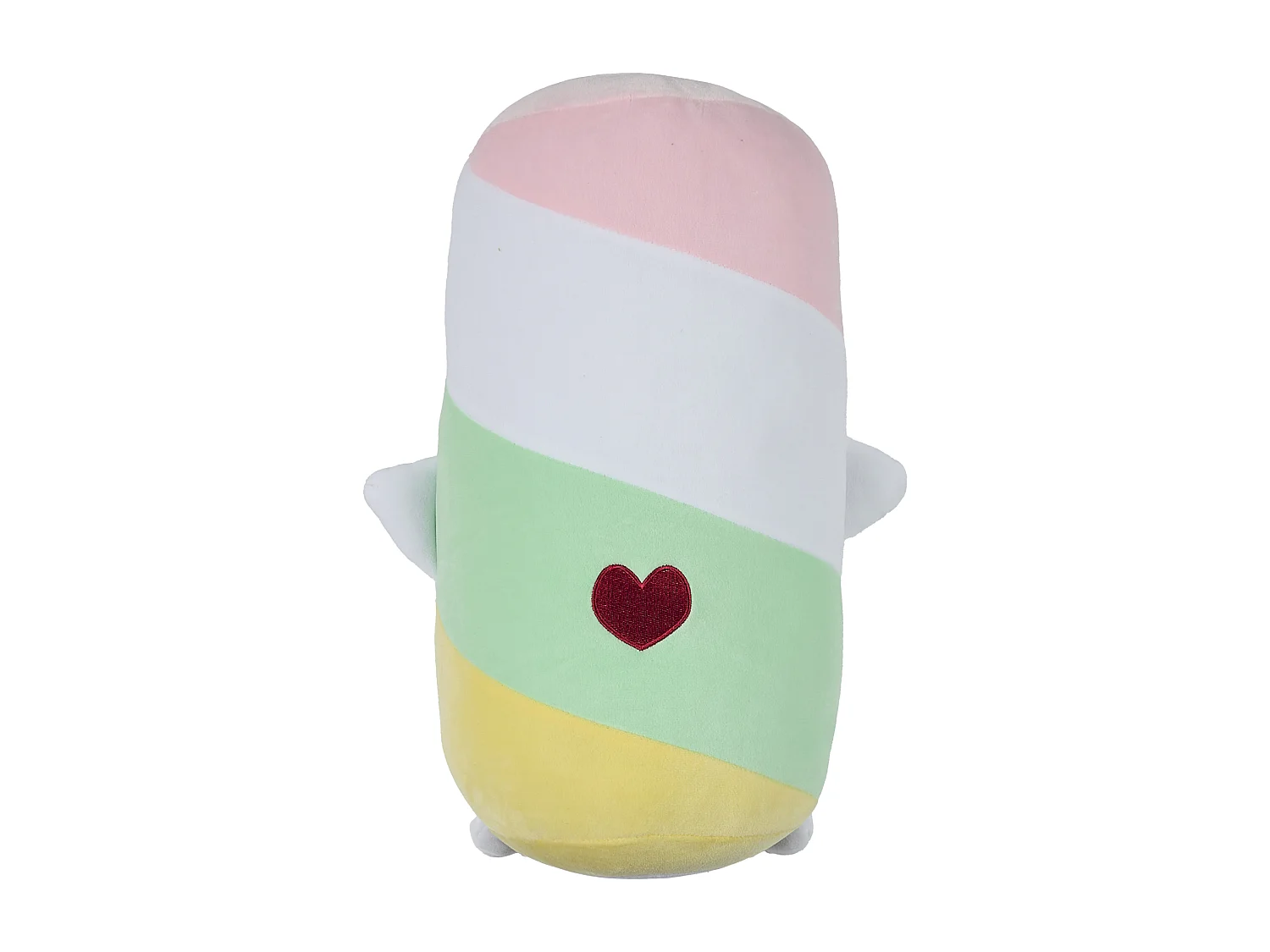 Peluche Chamallow 40cm Vert, Rose, Blanc, Jaune