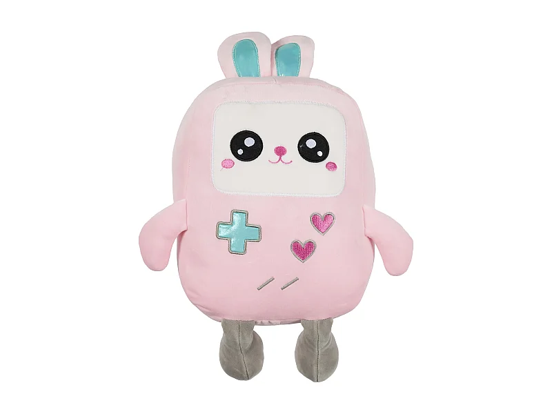 Peluche Jeux Video 29cm Rose