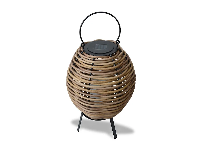Lanterne solaire tressée Alicia h46cm - Orium