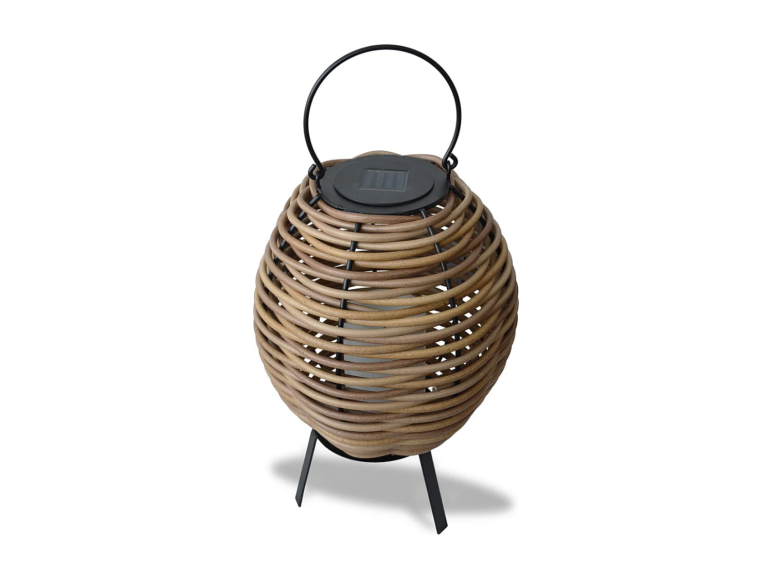 Lanterne solaire tressée Alicia h46cm - Orium