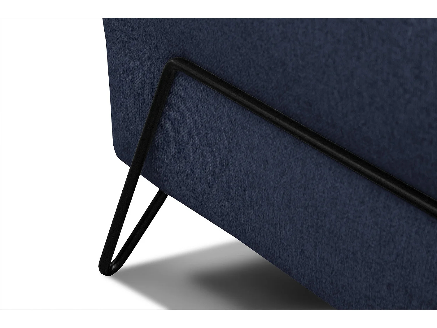 LOREM Sofa 2-Sitzer, marineblau