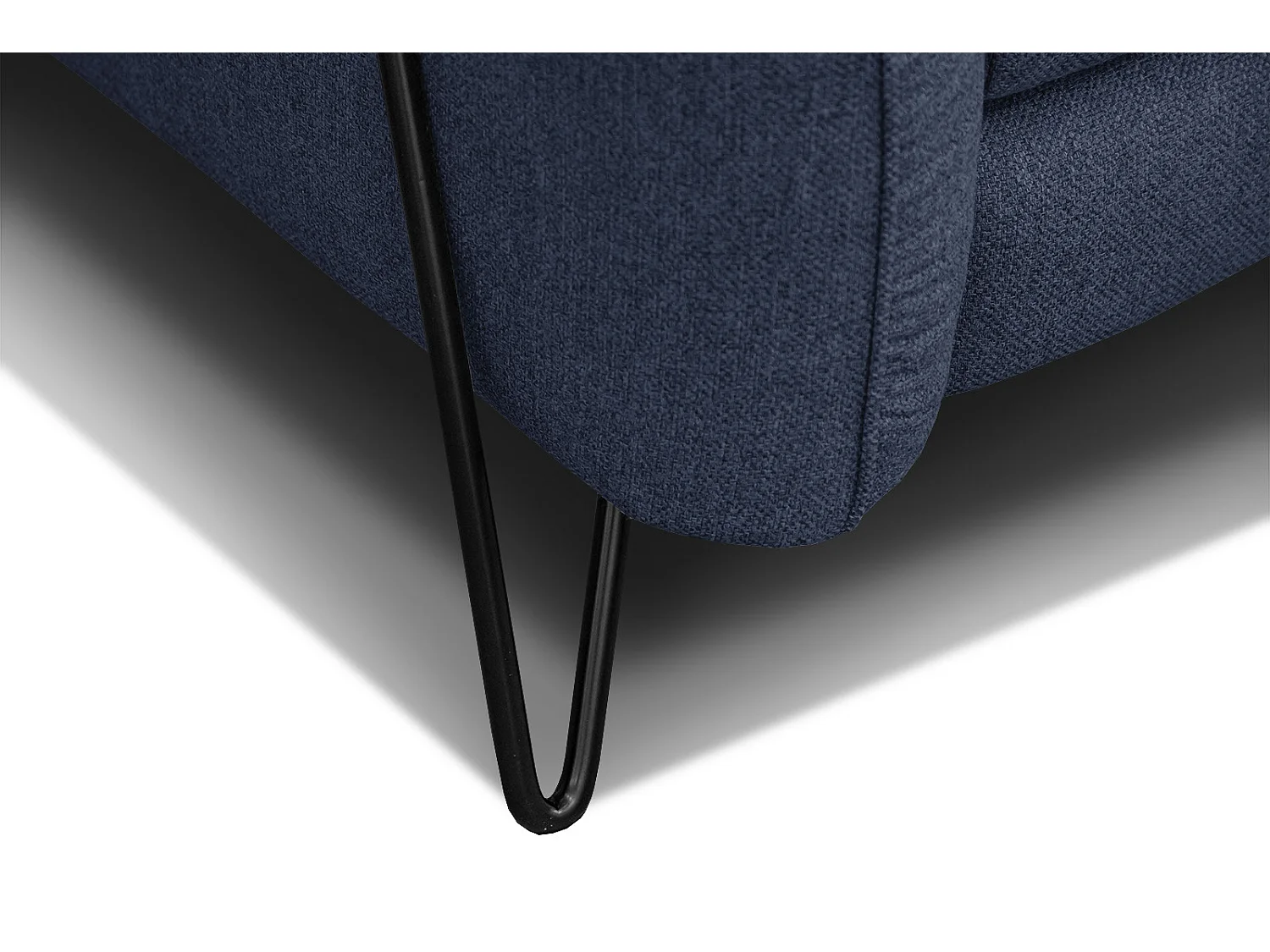 LOREM Sofa 2-Sitzer, marineblau