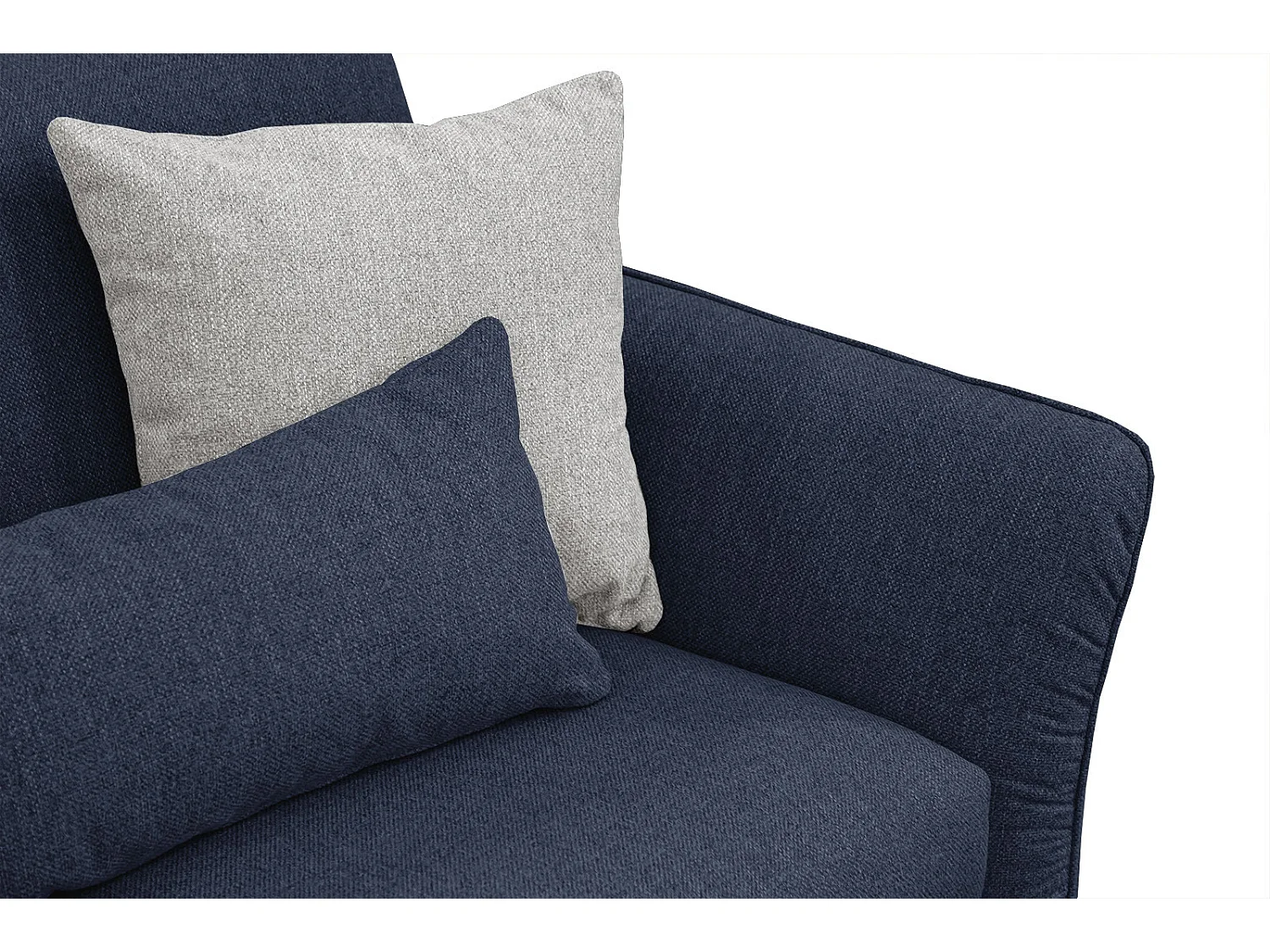 LOREM Sofa 2-Sitzer, marineblau
