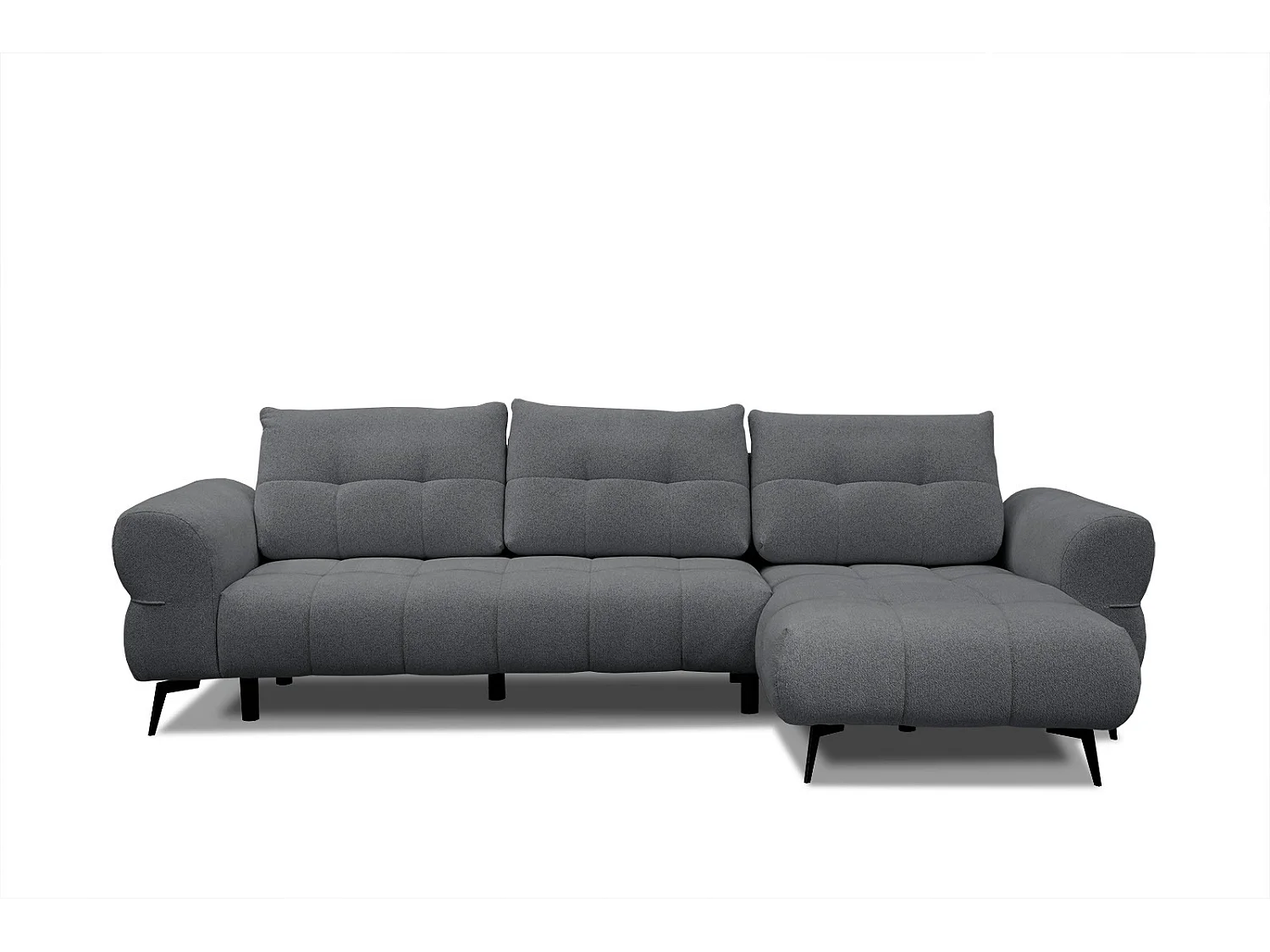 SALVINI Ecksofa 4-Sitzer rechts, graphit