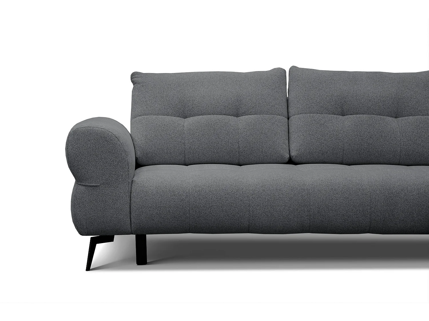 SALVINI Ecksofa 4-Sitzer rechts, graphit