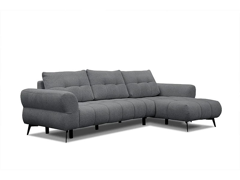 SALVINI Ecksofa 4-Sitzer rechts, graphit