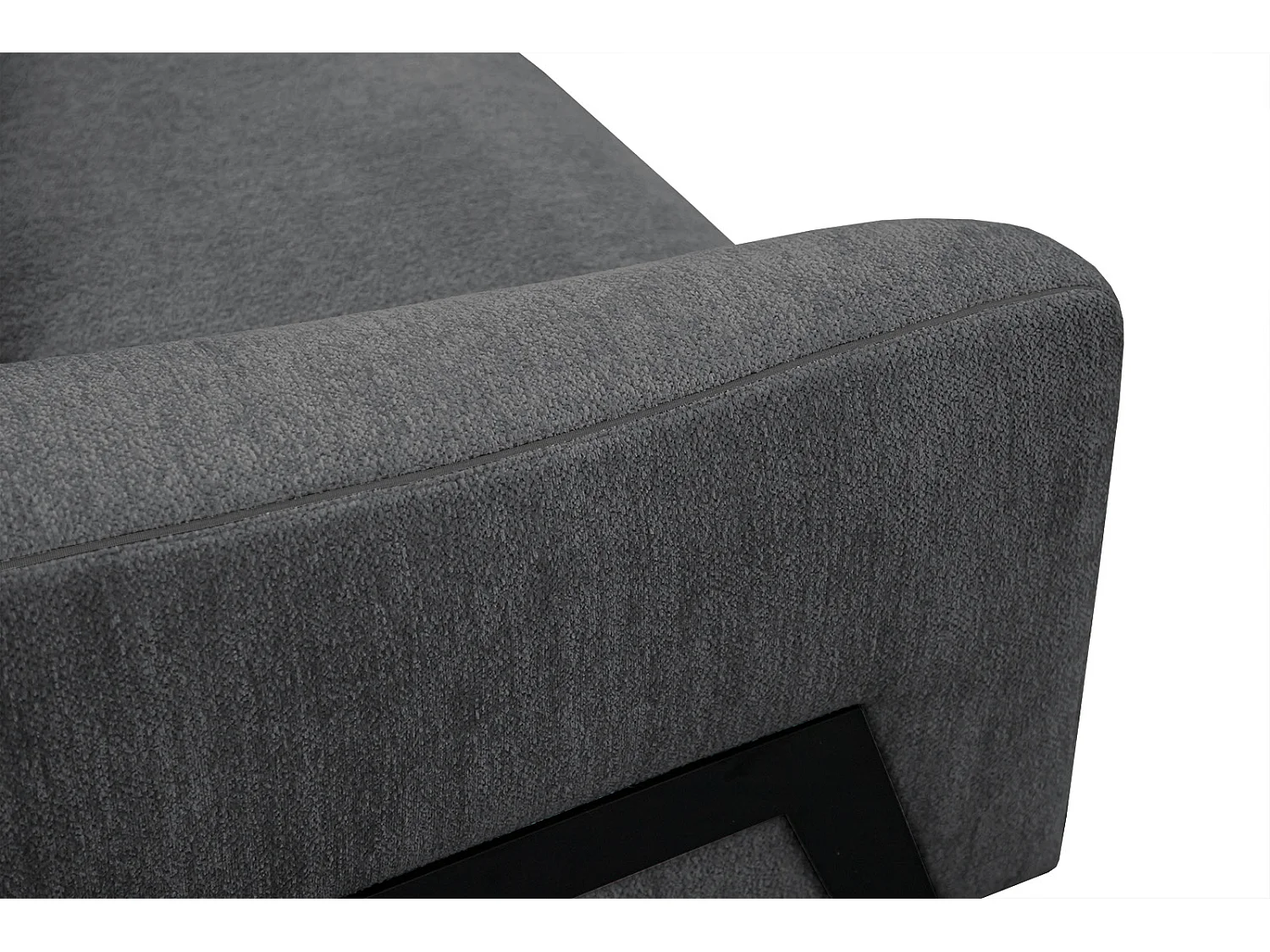 WINTER Ecksofa 4-Sitzer rechts, graphit