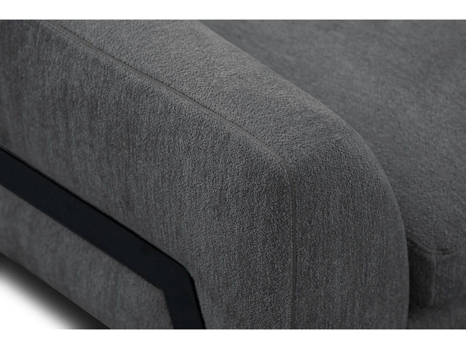 WINTER Ecksofa 4-Sitzer rechts, graphit