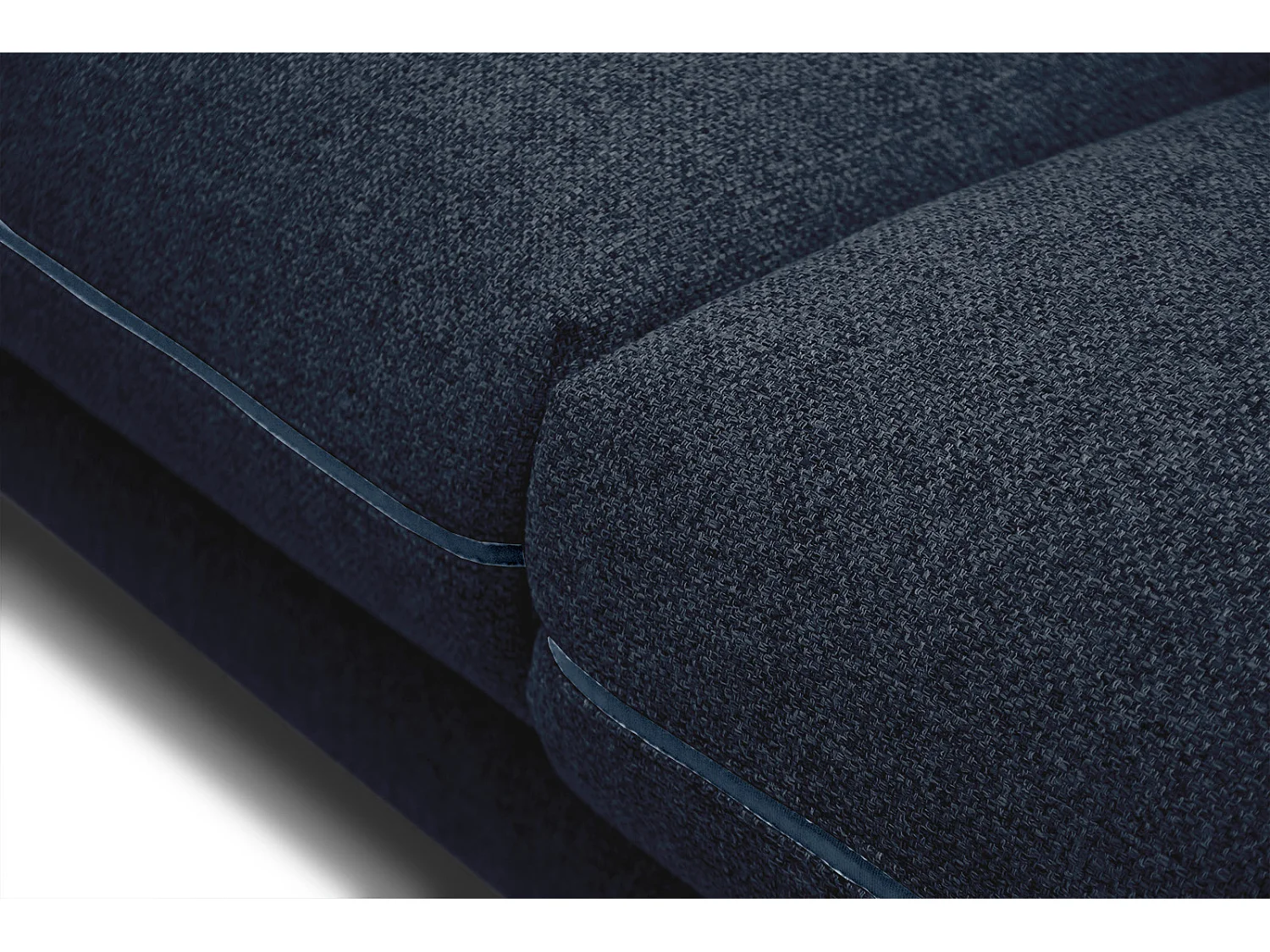SOGEL Ecksofa 4-Sitzer rechts, marineblau
