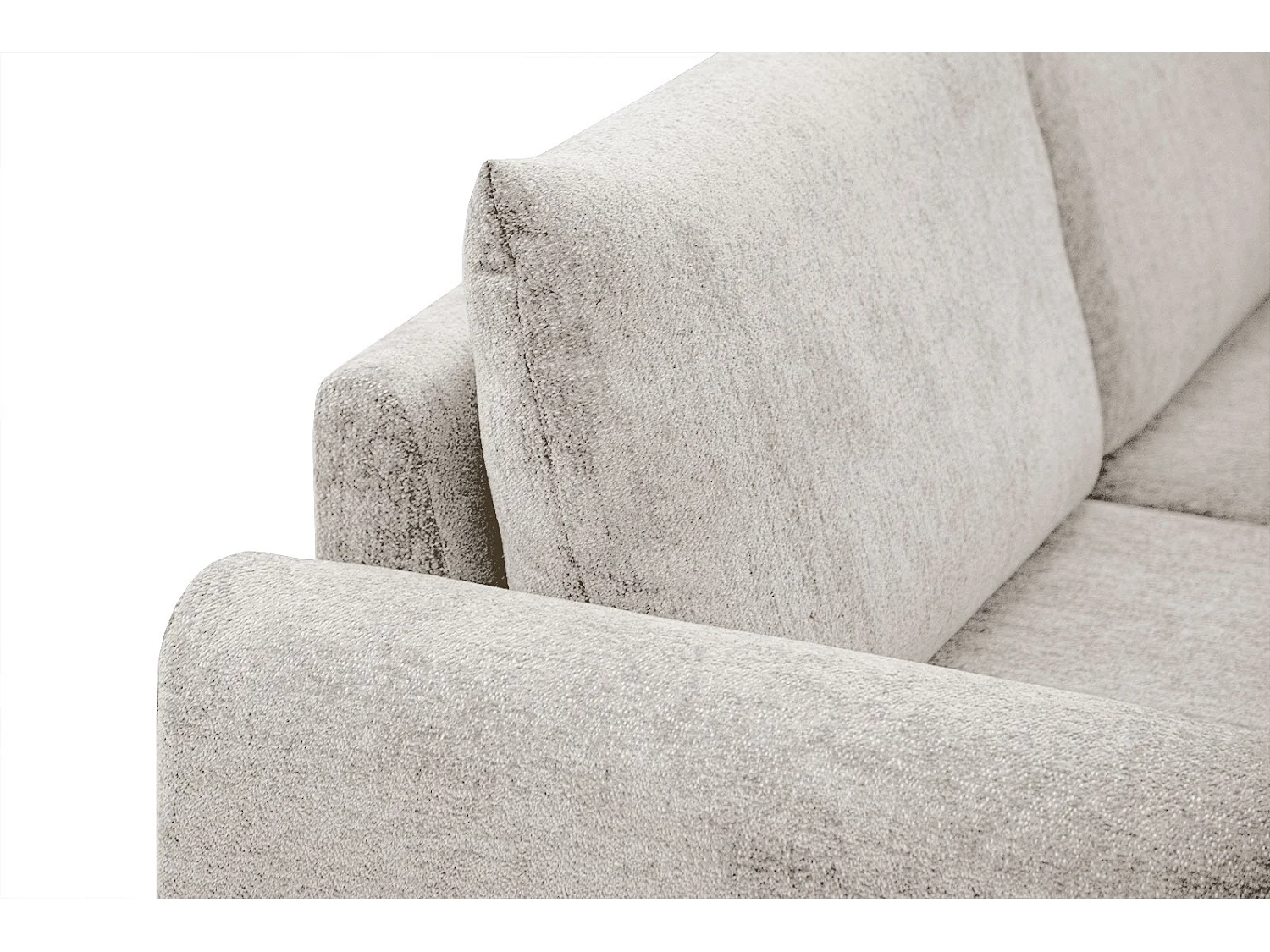 ADRIA Ecksofa 5-Sitzer rechts, perlweiß