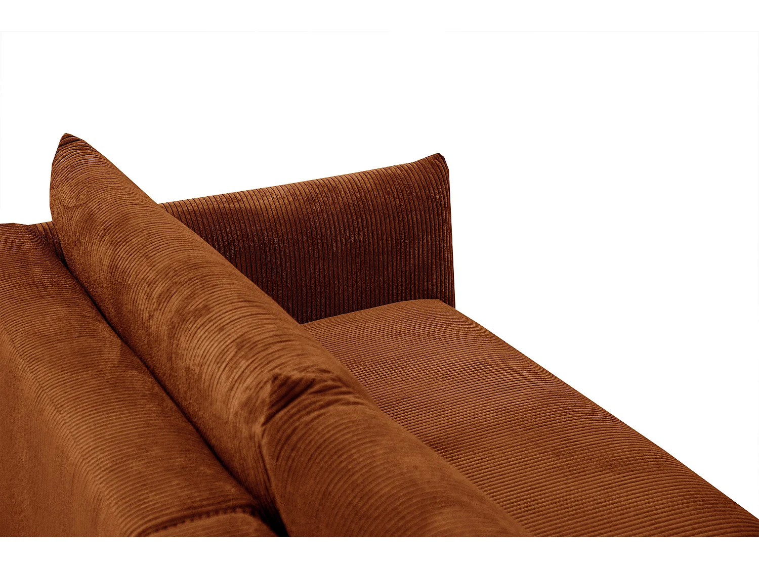 TAUER Ecksofa 5-Sitzer, orange