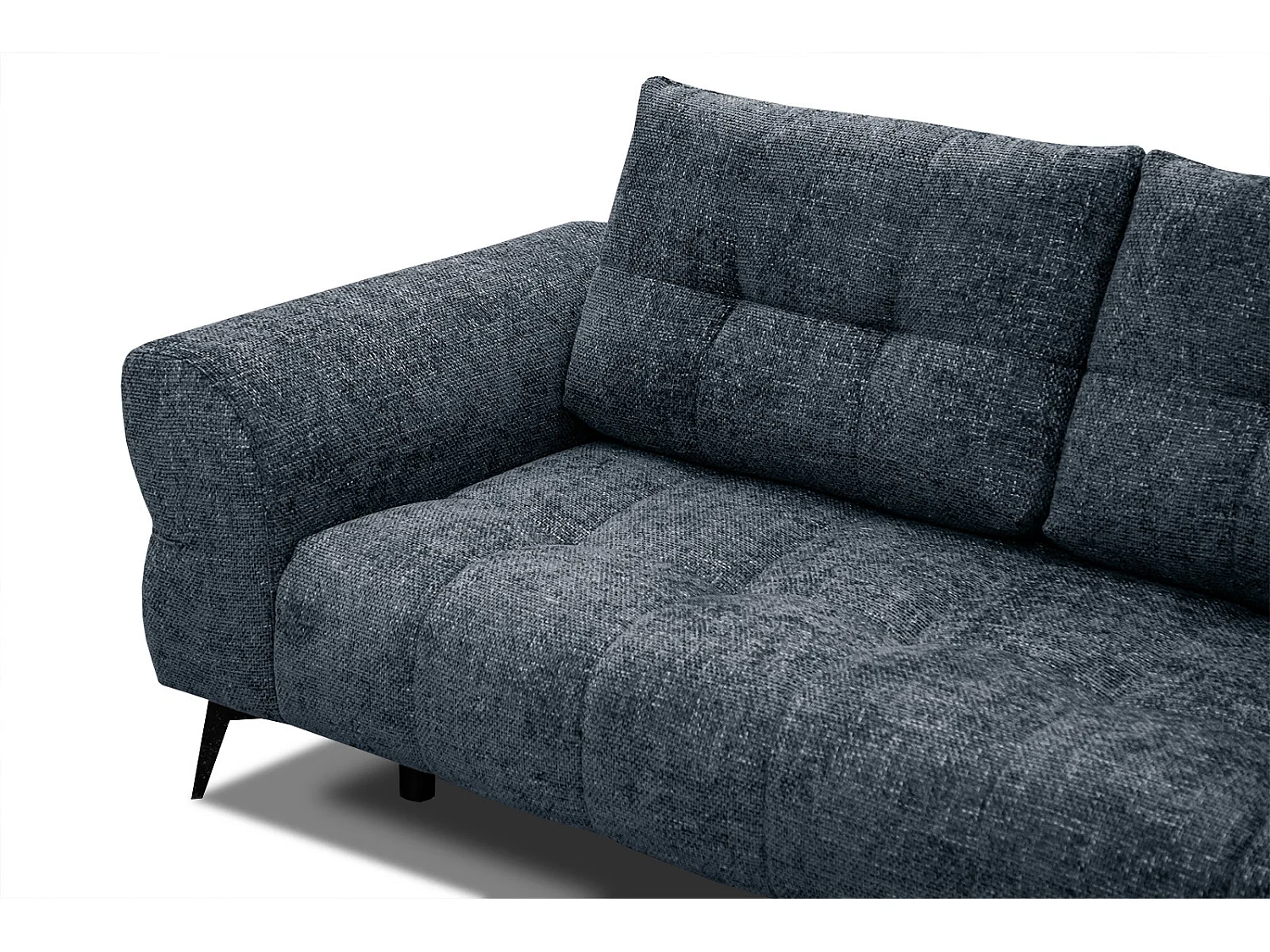 SALVINI Ecksofa 5-Sitzer rechts, marineblau