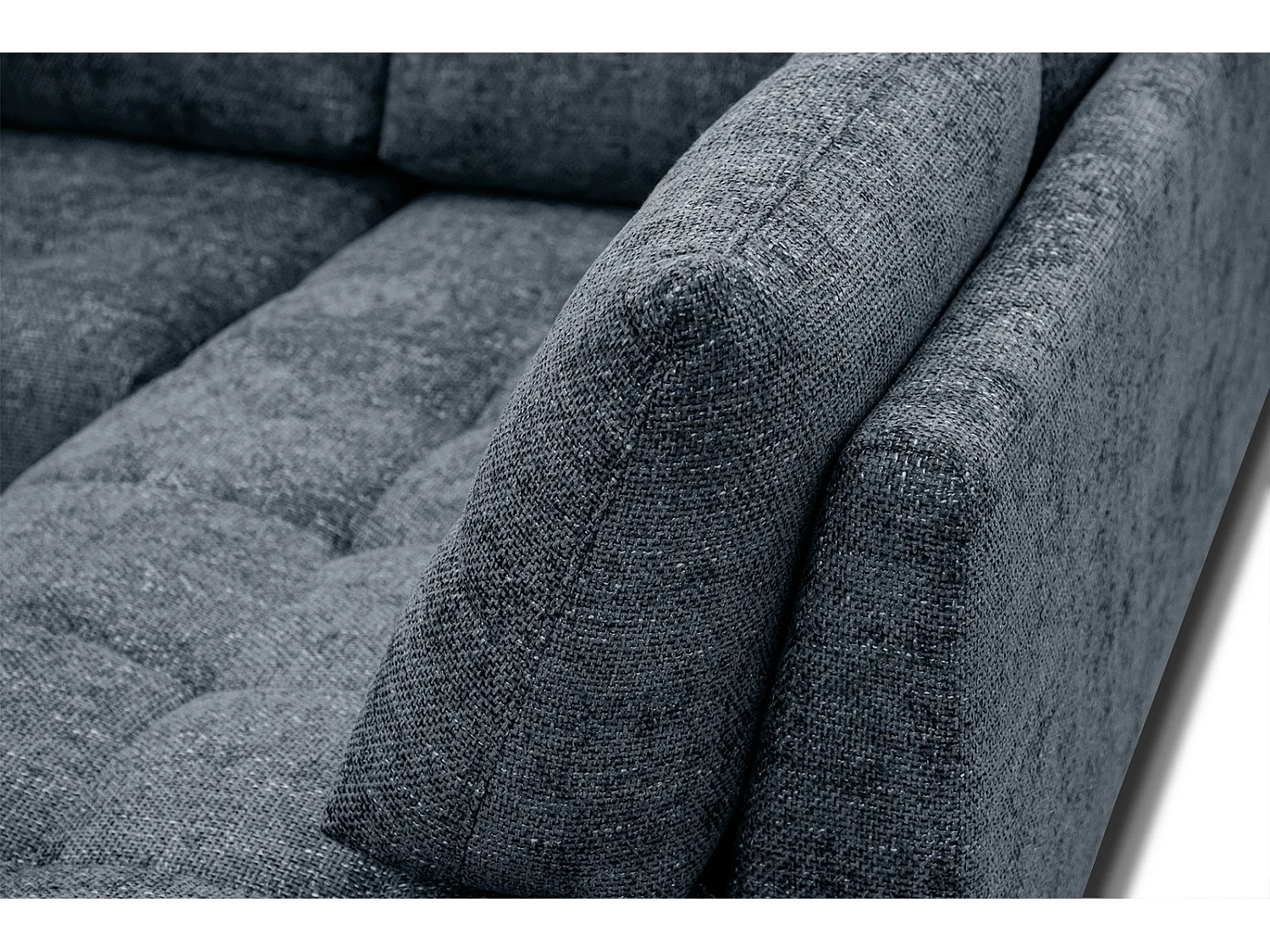 SALVINI Ecksofa 5-Sitzer rechts, marineblau