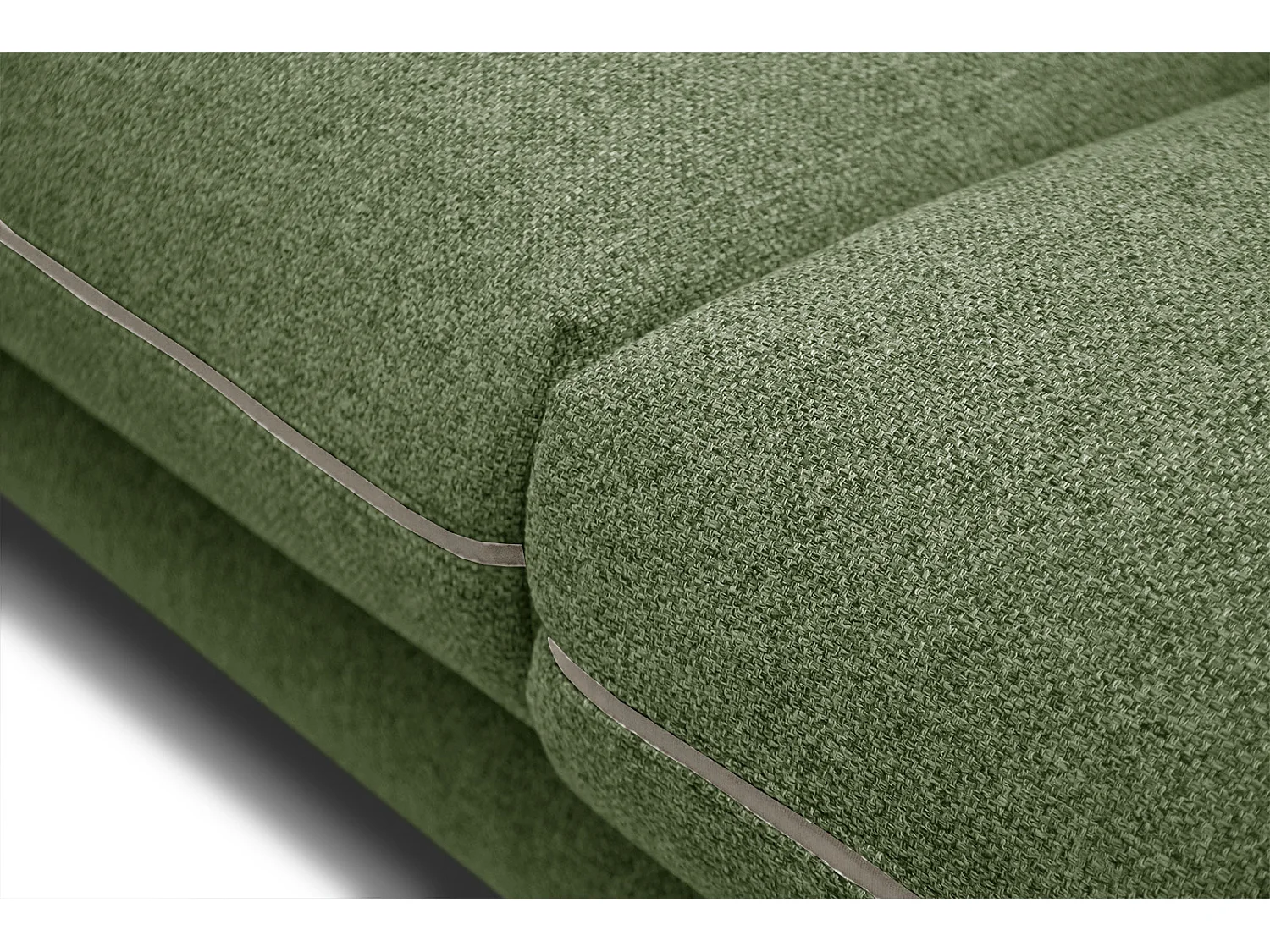 SOGEL Ecksofa 4-Sitzer rechts, olive