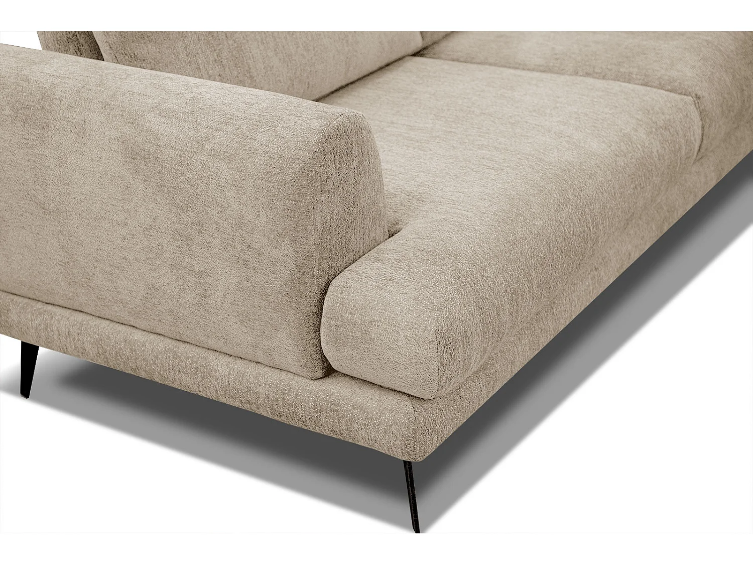 ADRIA Ecksofa 5-Sitzer rechts, ecru