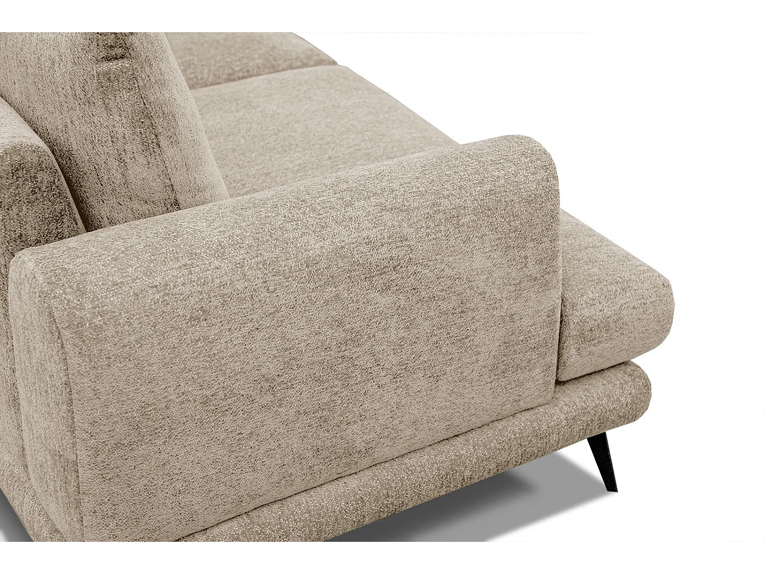 ADRIA Ecksofa 5-Sitzer rechts, ecru