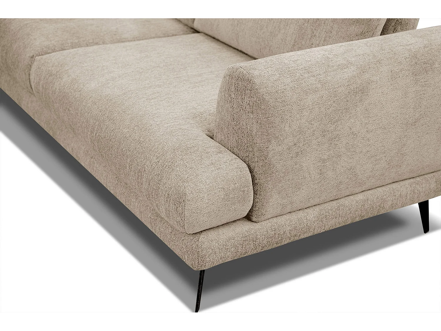 ADRIA Ecksofa 5-Sitzer links, ecru