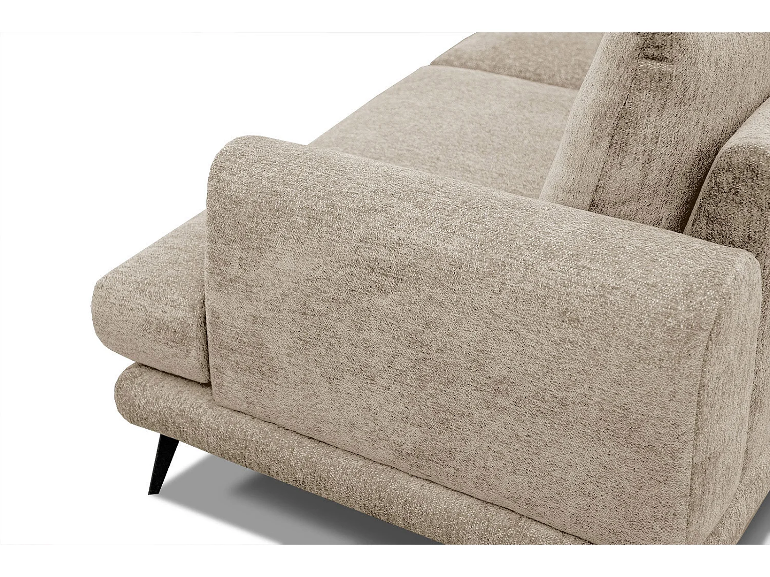 ADRIA Ecksofa 5-Sitzer links, ecru