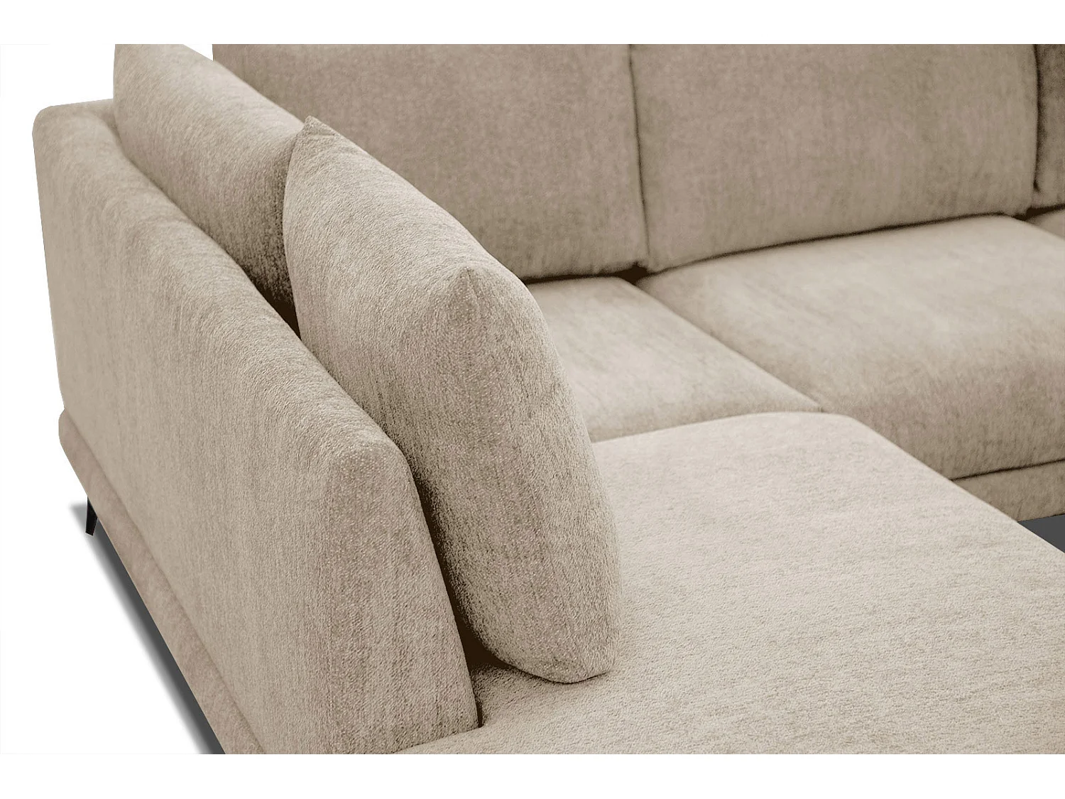 ADRIA Ecksofa 5-Sitzer links, ecru