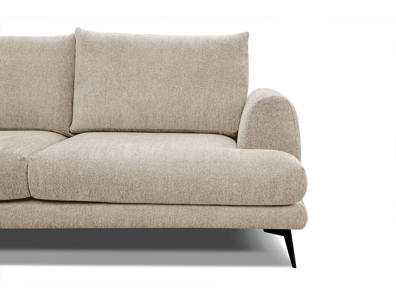 ADRIA Ecksofa 5-Sitzer links, ecru