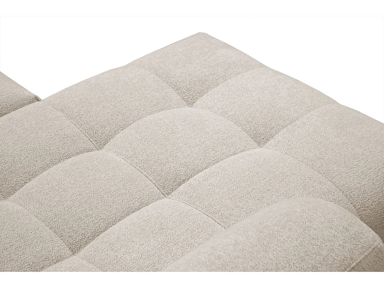 SALVINI Ecksofa 4-Sitzer links, ecru