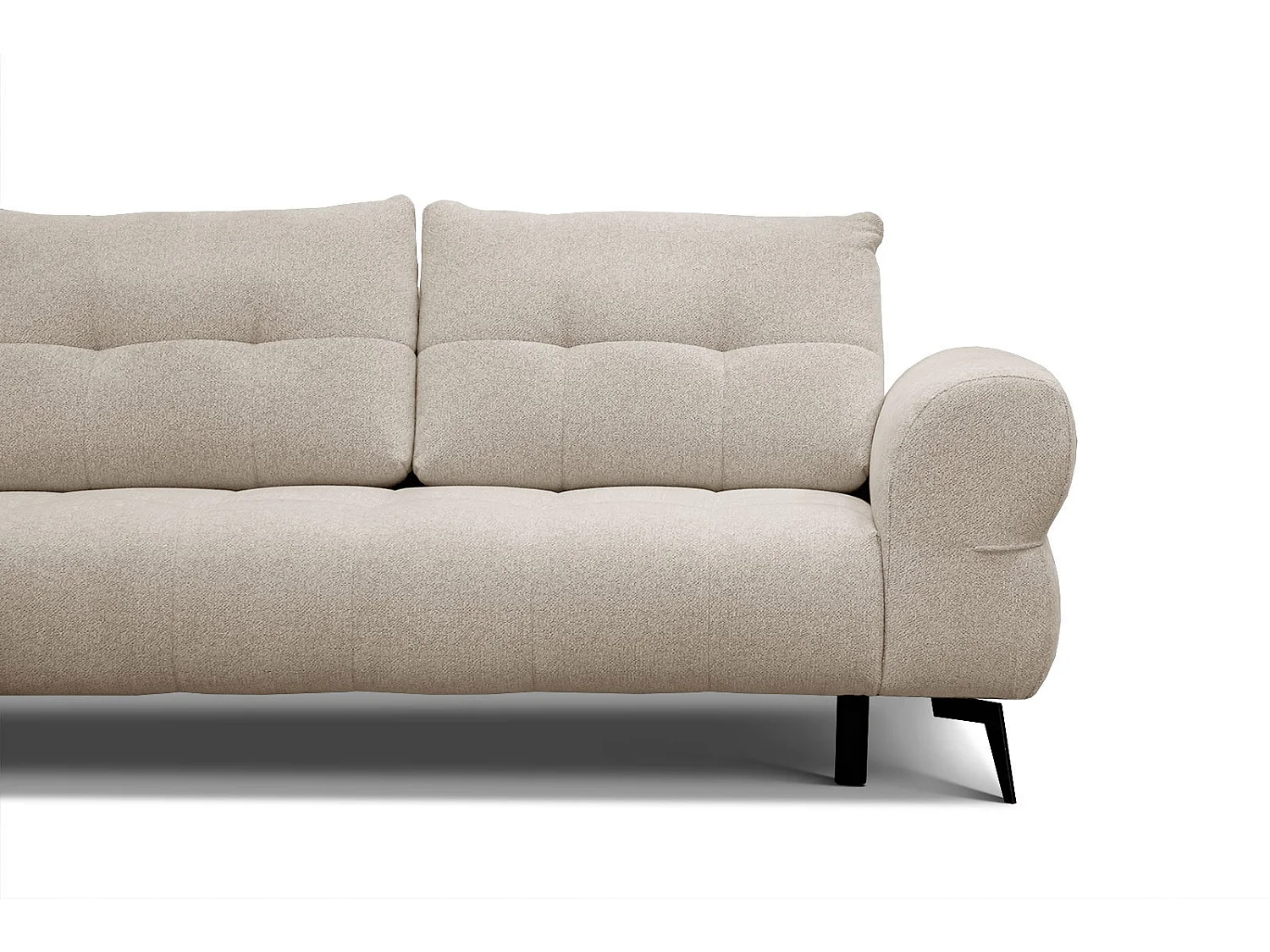 SALVINI Ecksofa 4-Sitzer links, ecru