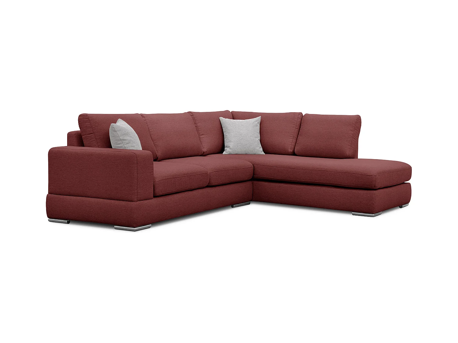 OTTO Ecksofa 5-Sitzer links, bordeaux
