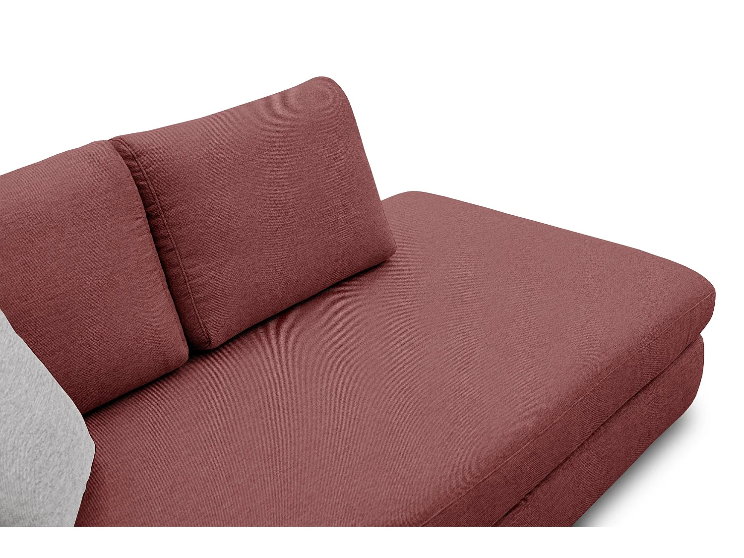 OTTO Ecksofa 5-Sitzer links, bordeaux