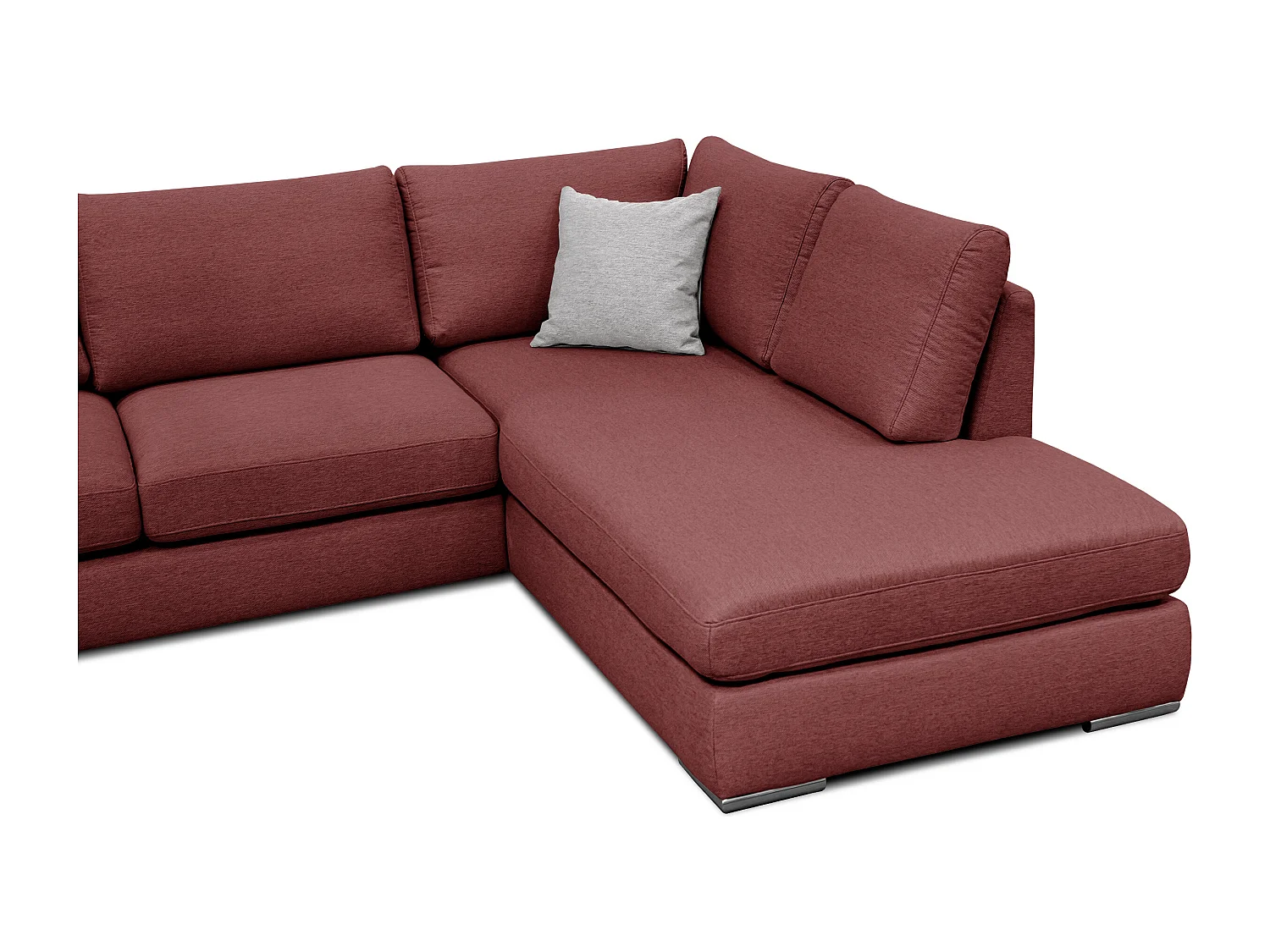 OTTO Ecksofa 5-Sitzer links, bordeaux