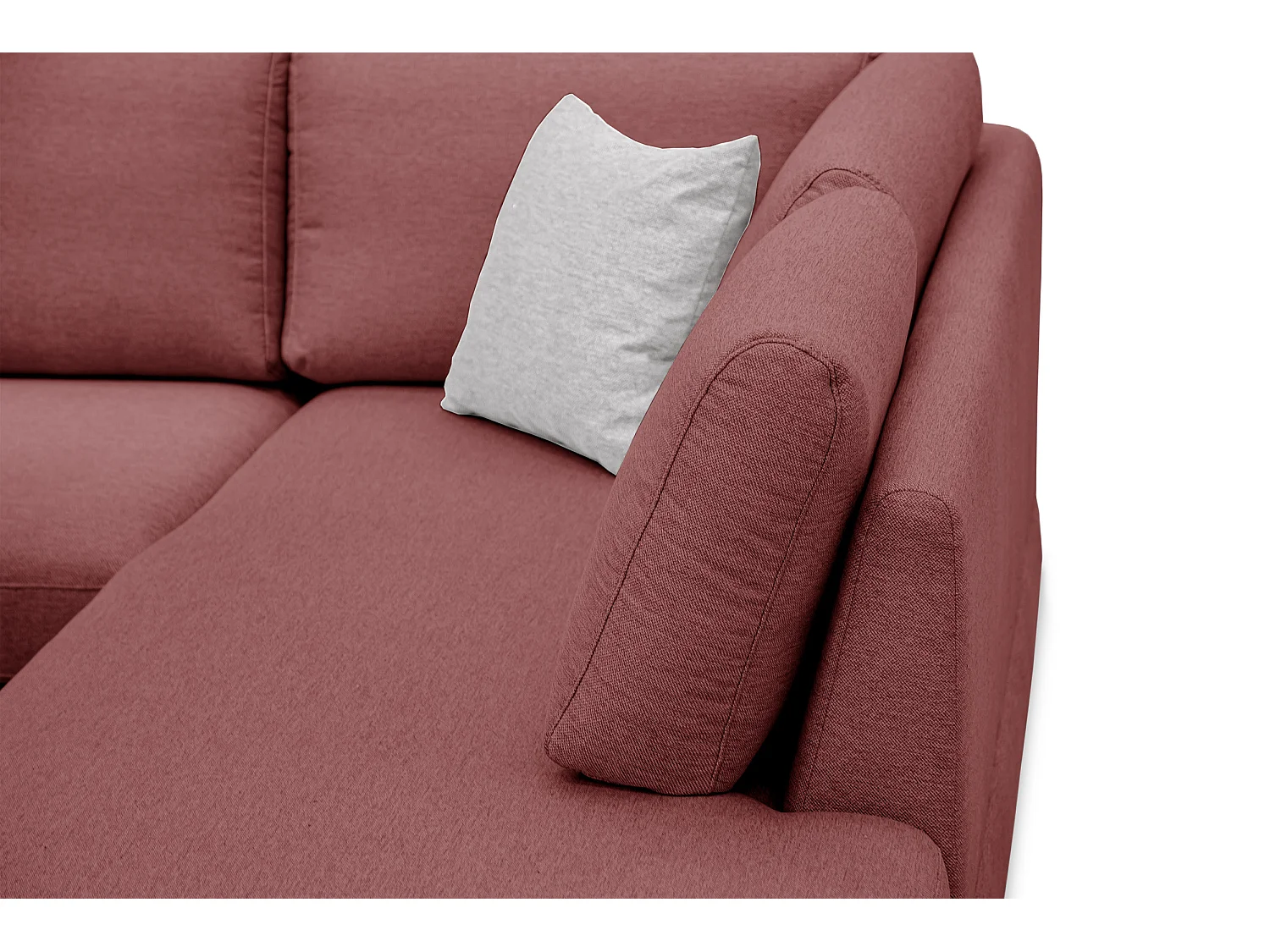 OTTO Ecksofa 5-Sitzer links, bordeaux