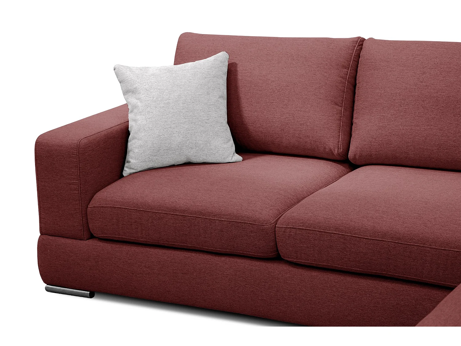 OTTO Ecksofa 5-Sitzer links, bordeaux