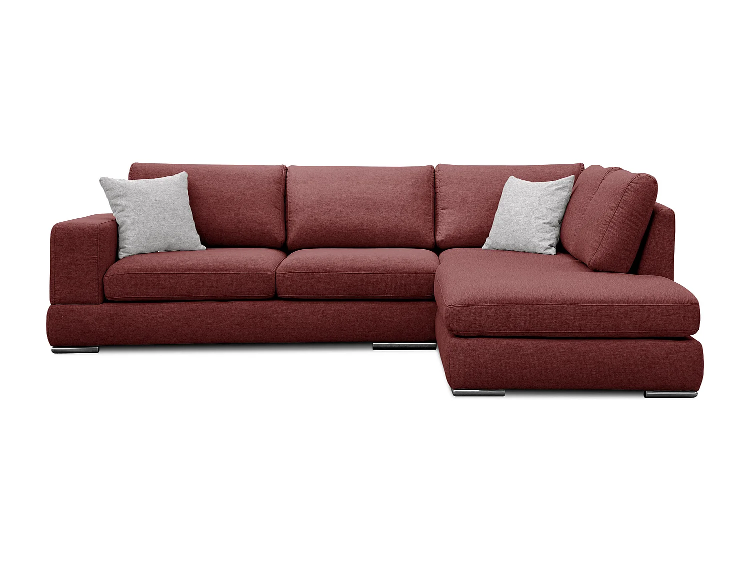 OTTO Ecksofa 5-Sitzer links, bordeaux