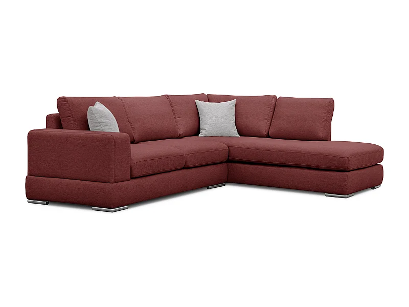 OTTO Ecksofa 5-Sitzer links, bordeaux
