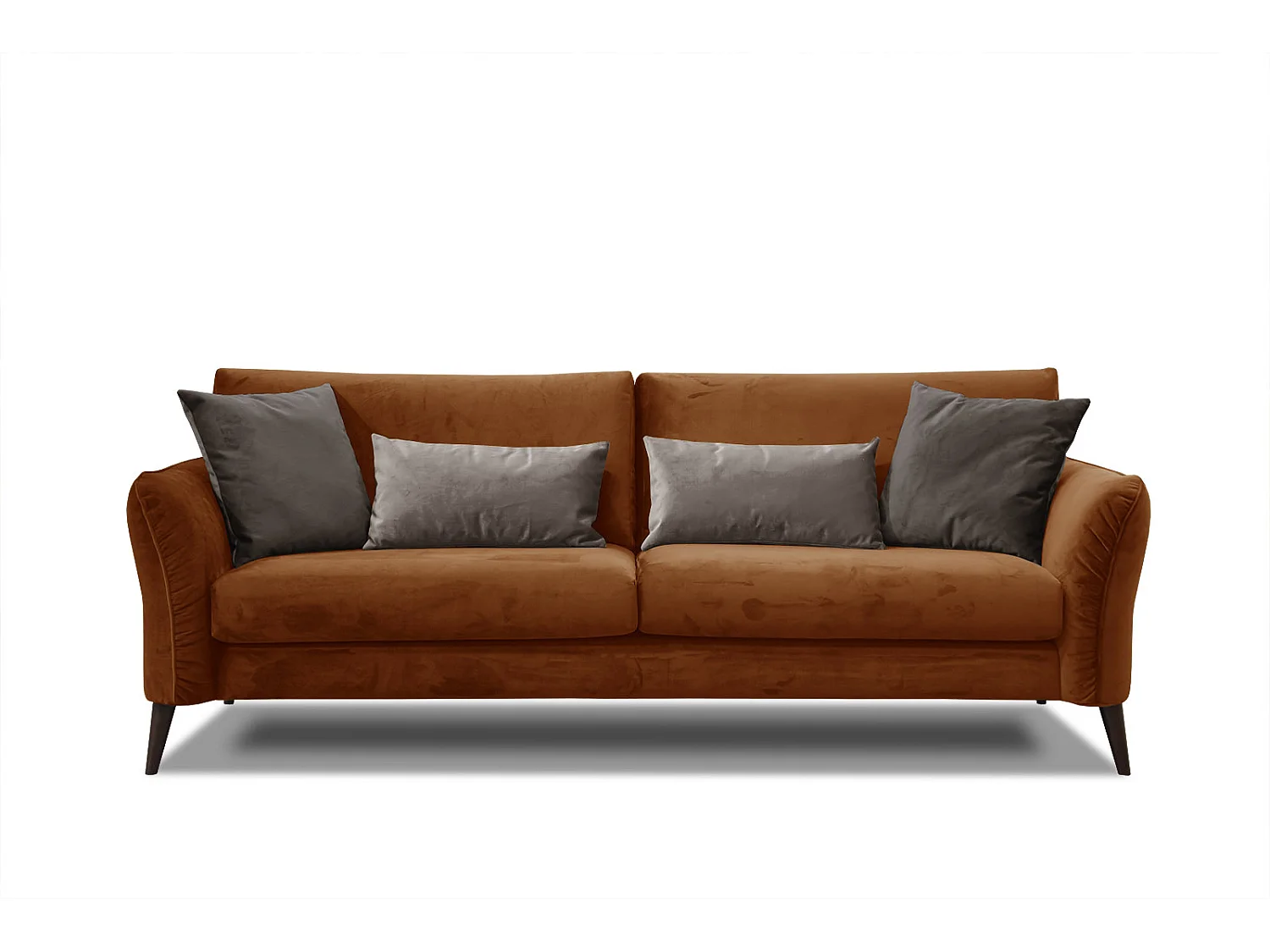 FIGARI Sofa 3-Sitzer, orangebraun