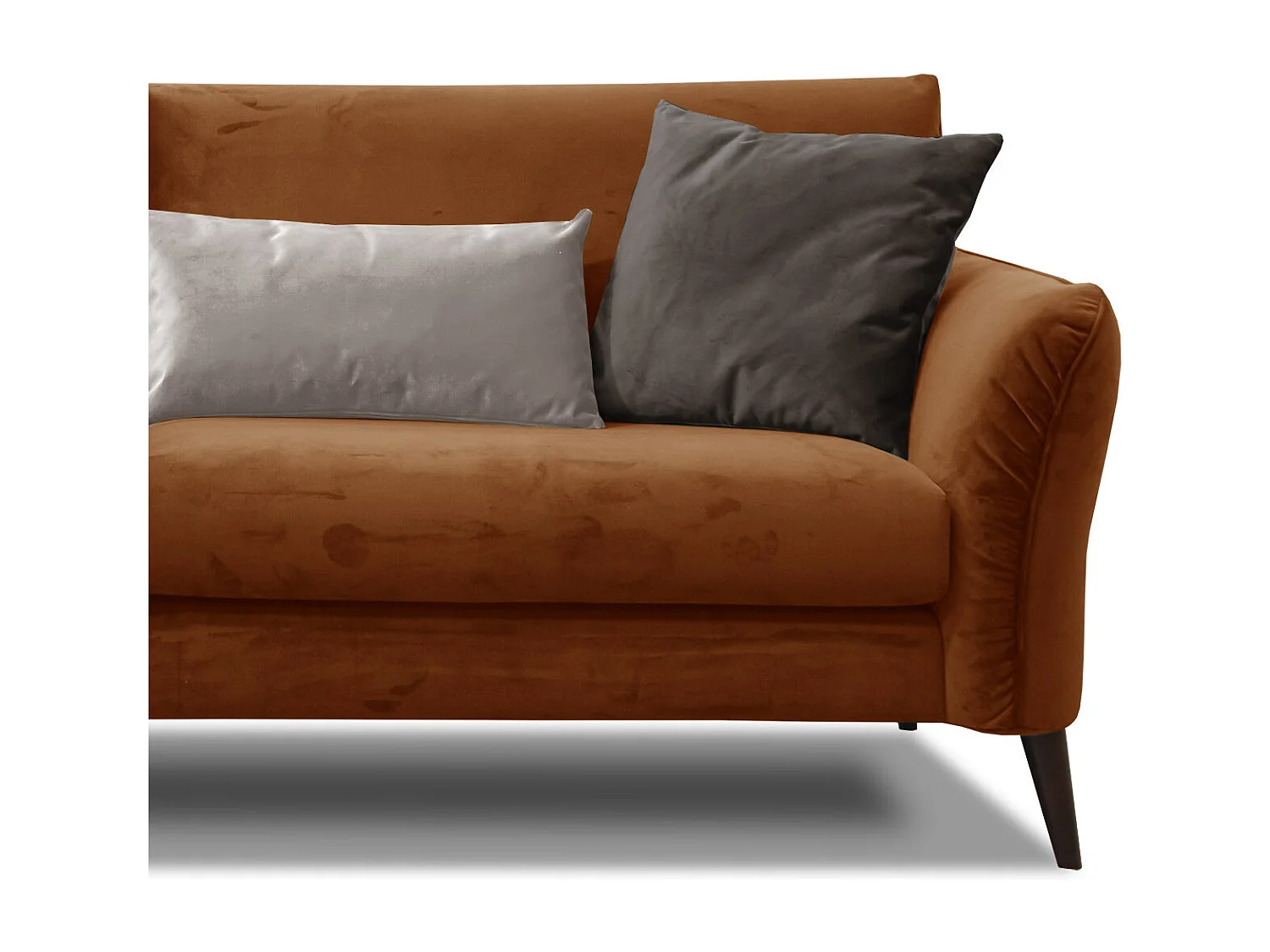 FIGARI Sofa 3-Sitzer, orangebraun