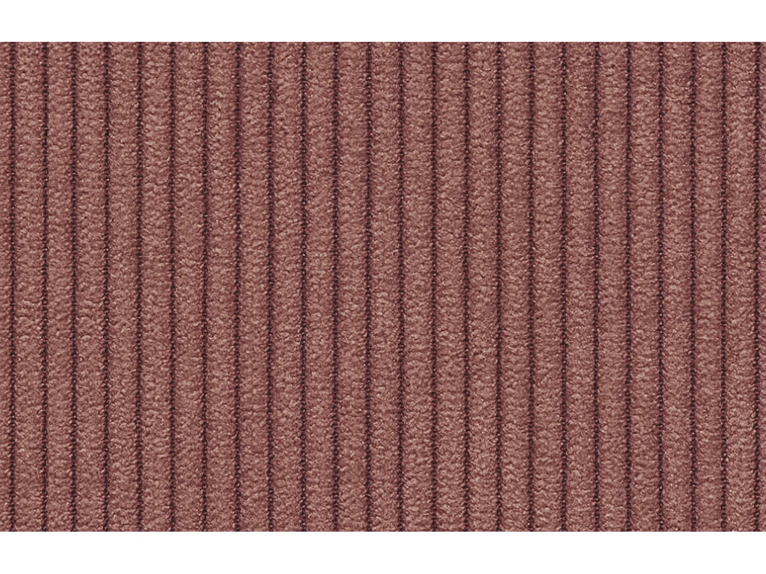 Canapé d'angle gauche 4 places tissu vieux rose - TAUER