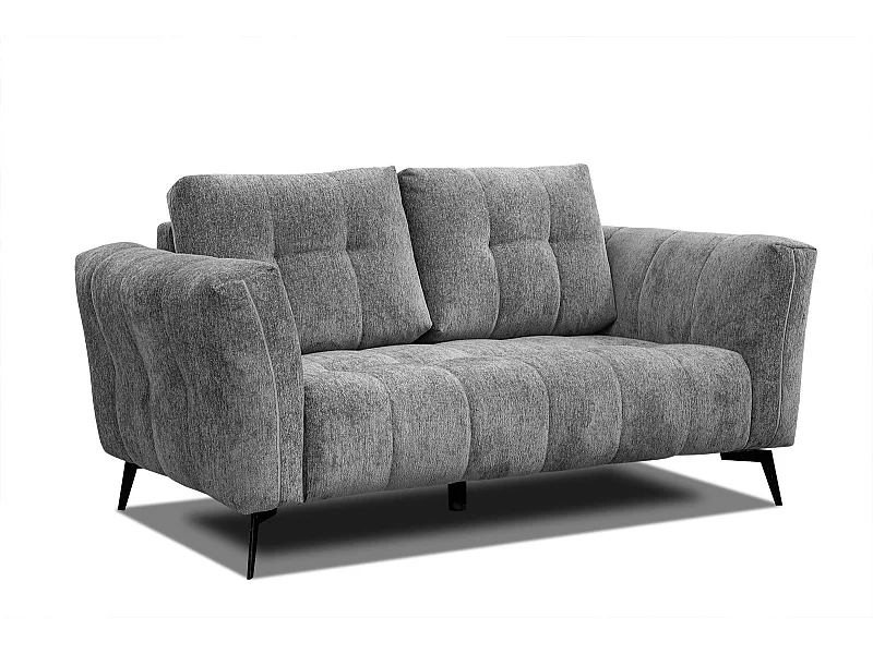 KALMER Sofa 2-Sitzer, grau