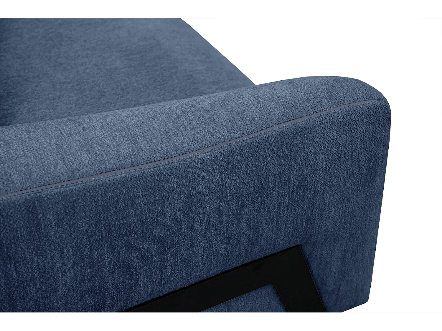 WINTER Ecksofa 4-Sitzer rechts, dunkelblau