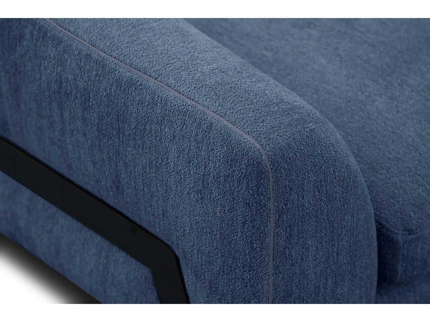 WINTER Ecksofa 4-Sitzer rechts, dunkelblau