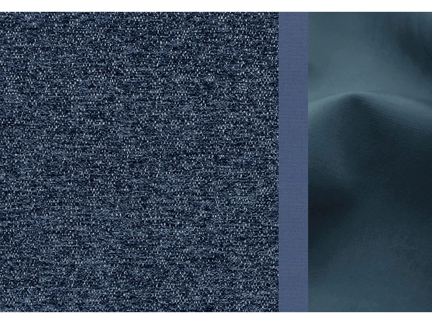 WINTER Ecksofa 4-Sitzer rechts, dunkelblau